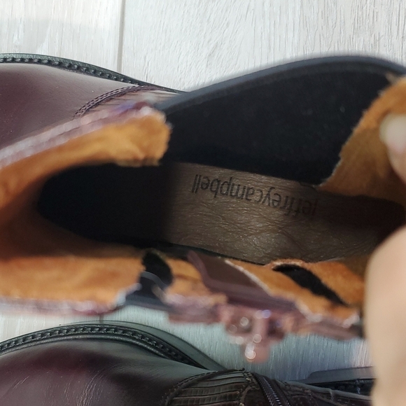 NEW Jeffrey Campbell Edmond High Top Western Womens Leather Booties shoes - Picture 14 of 16